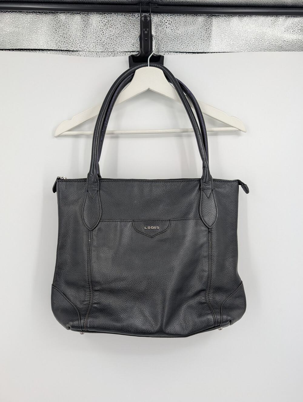 Lodis Siera Luxury Leather Laptop Tote Bag Travel Shoulder Staple Timeless Work